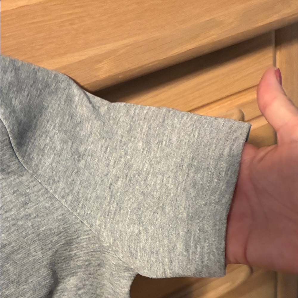 Choosy Chic Gray Crop Top for Women Small Backyard Barbeque - Picture 4 of 7